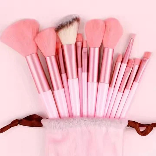 13-Piece Soft & Fluffy Makeup Brush Set – Professional Cosmetics Brush Kit