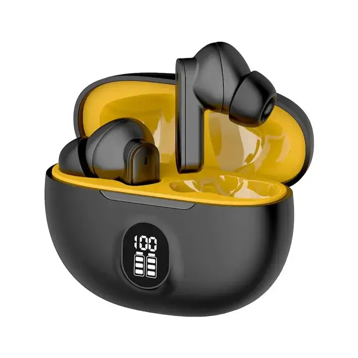 New TWS Wireless Earbuds with Digital Battery Display | Touch Control | Charging Case | Built-in Mic